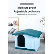 Easy Assembly Plastic Dog House for Small Pets