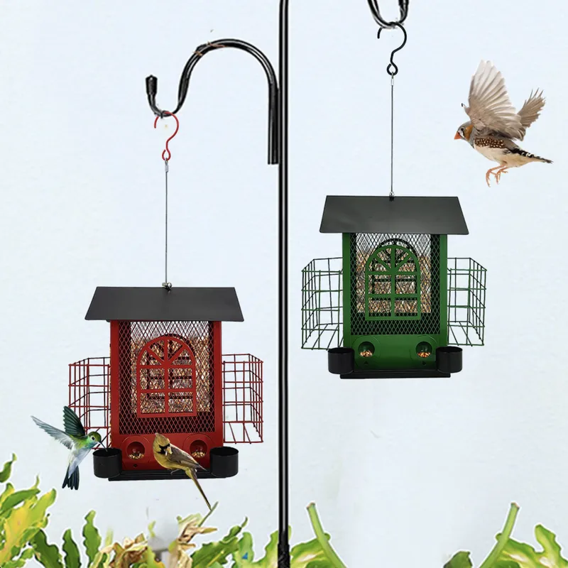 Hanging bird feeder Outdoor bird feeder Weatherproof bird feeder