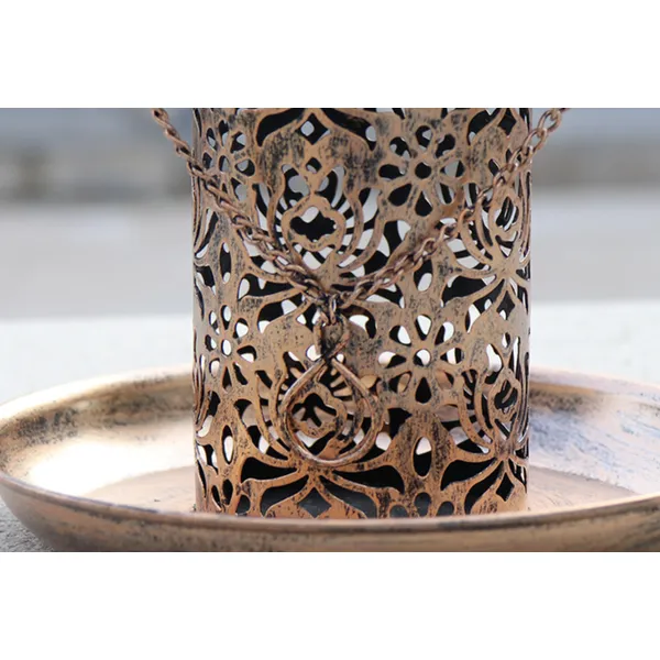 Solar-Powered LED Hanging Bird Feeder