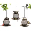 Owl-Shaped Hanging Bird Feeder