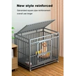Heavy-Duty Square Tube Stainless Steel Dog Crate