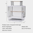 Small Transparent Bird Viewing Cage