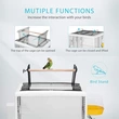 Small Transparent Bird Viewing Cage
