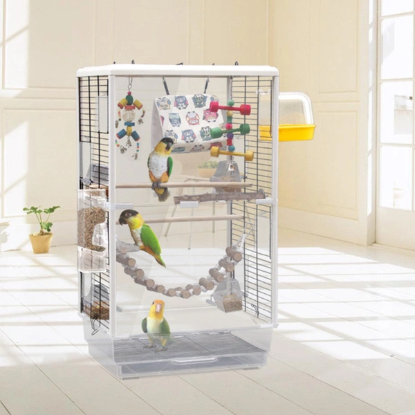 Large Transparent Bird Viewing Cage