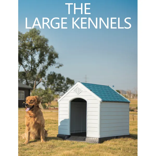 Durable Plastic Dog House with Ventilation