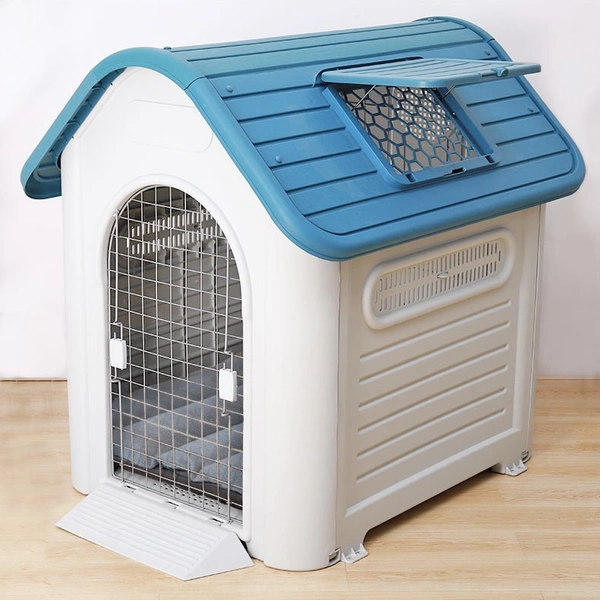 Insulated Plastic Cat House for Outdoor Use