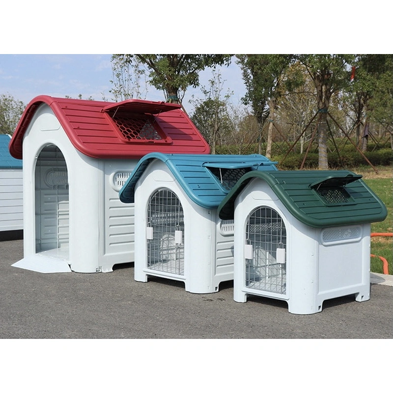 Insulated Plastic Cat House for Outdoor Use