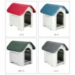 Insulated Plastic Cat House for Outdoor Use
