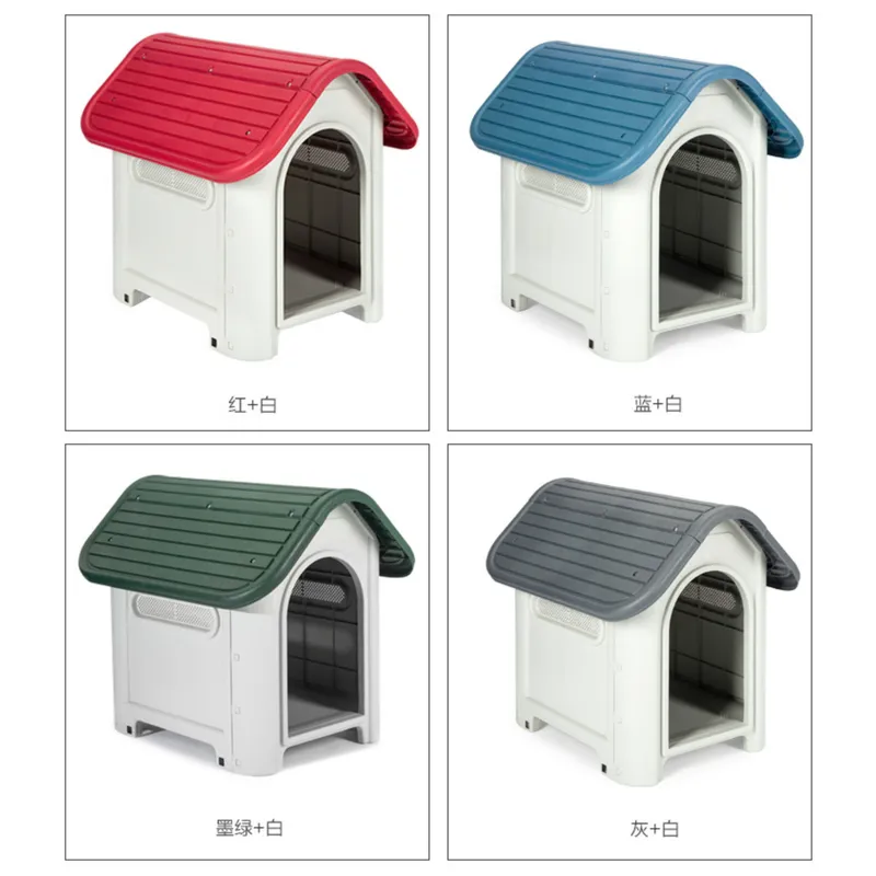Insulated Plastic Cat House for Outdoor Use