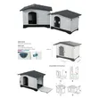 Foldable Plastic Pet House for Travel