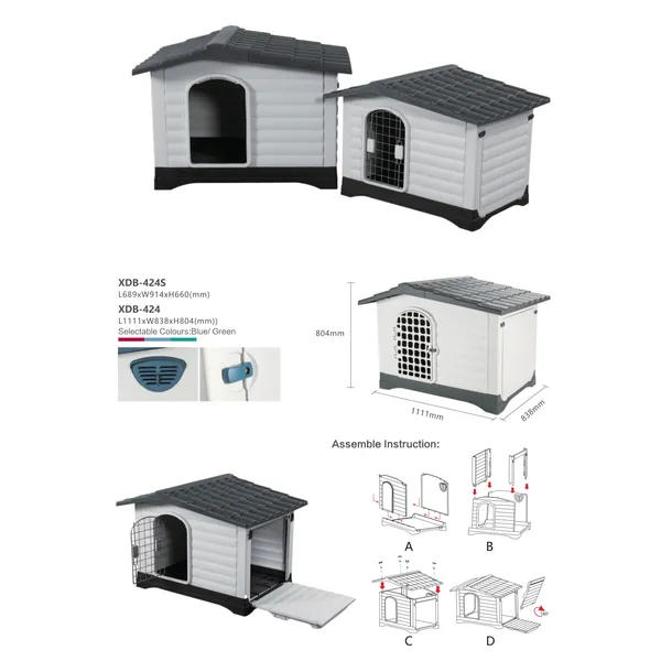 Foldable Plastic Pet House for Travel