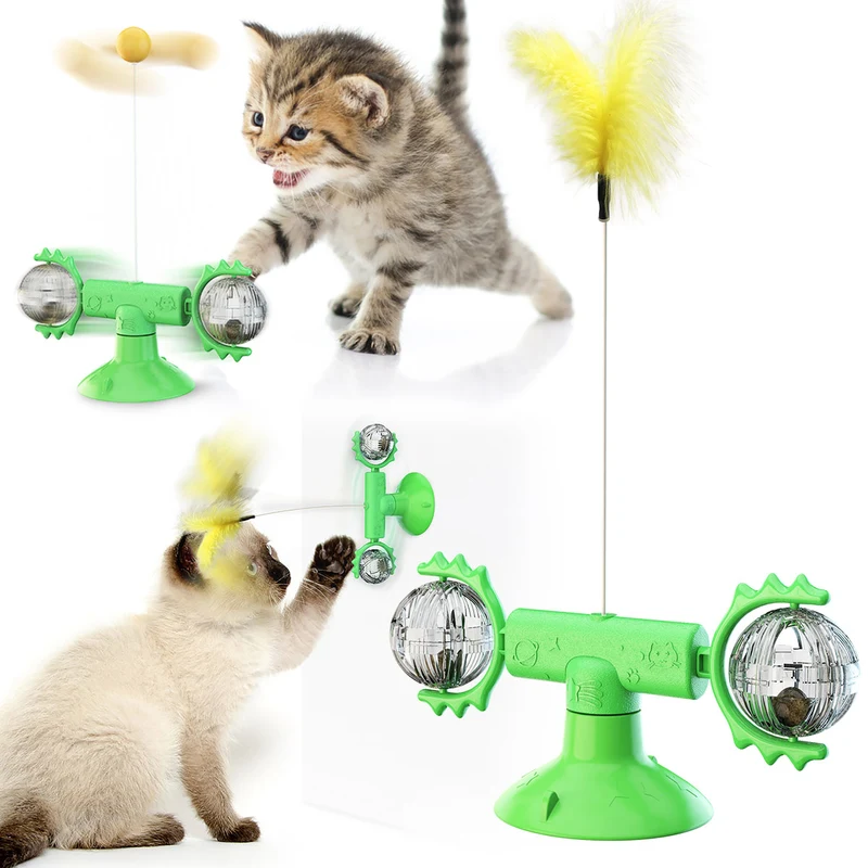Rotating Windmill Cat Toy