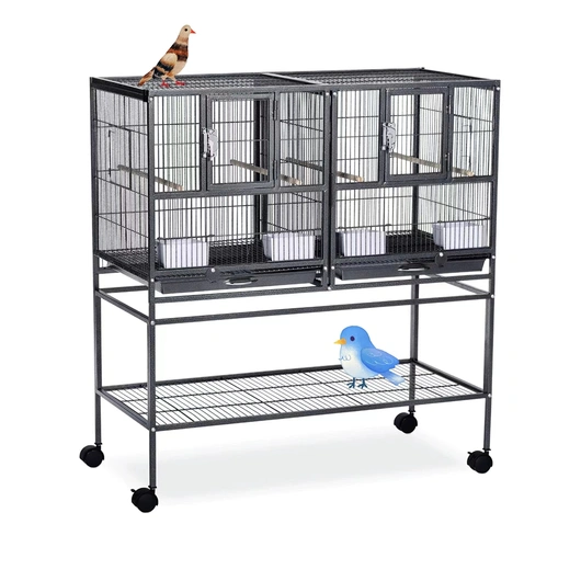 Durable Metal Bird Cage for Small Birds