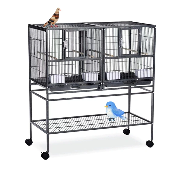Durable Metal Bird Cage for Small Birds – Sturdy and Easy to Clean