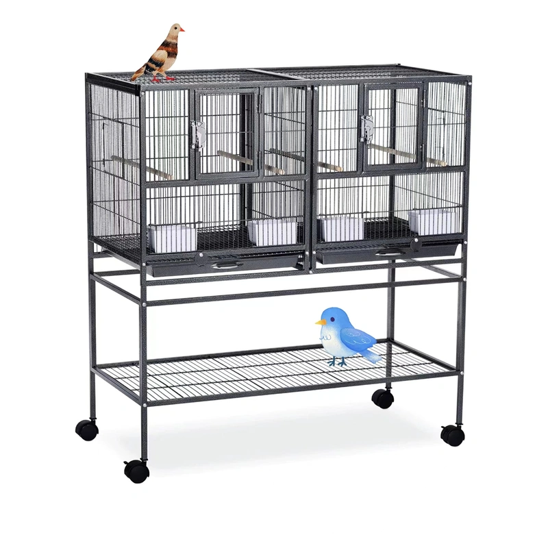 Durable Metal Bird Cage for Small Birds – Sturdy and Easy to Clean