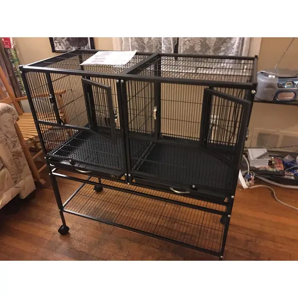 Durable Metal Bird Cage for Small Birds – Sturdy and Easy to Clean