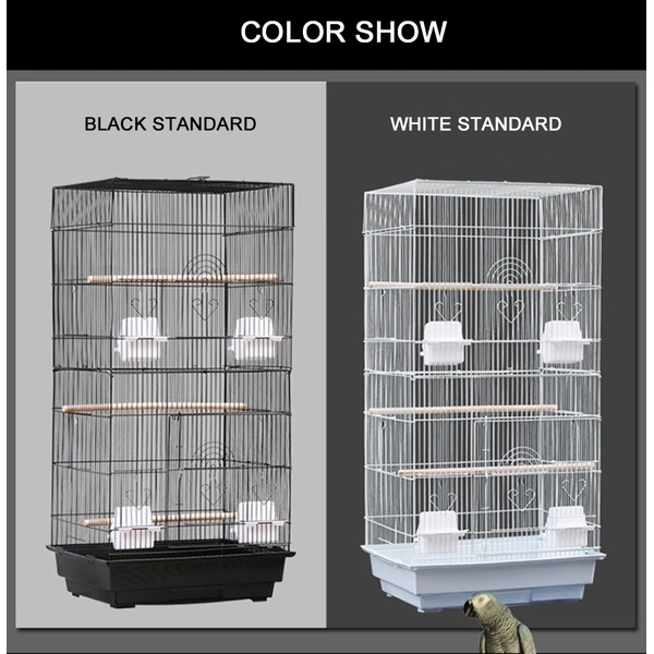 Spacious Bird Cage with Play Area – Perfect for Large Birds