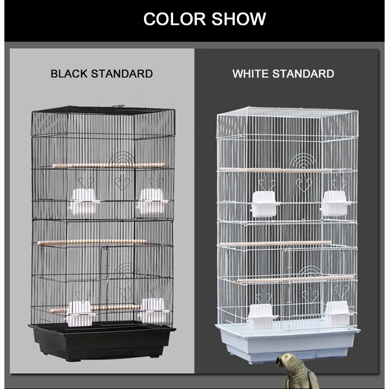 Spacious Bird Cage with Play Area – Perfect for Large Birds