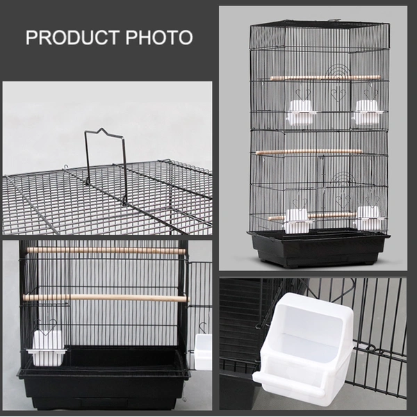 Spacious Bird Cage with Play Area – Perfect for Large Birds