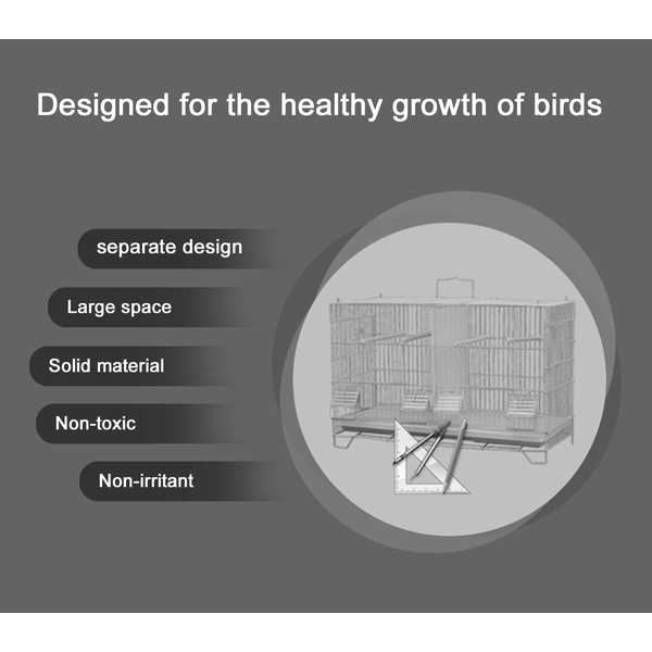 Compact Bird Cage for Small Birds – Easy to Clean and Durable