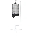 Round Hanging Bird Cage with Stand – Stylish and Functional Design