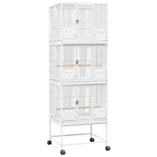 Multi-Level Large Bird Cage with 1, 2, or 3 Layer Options