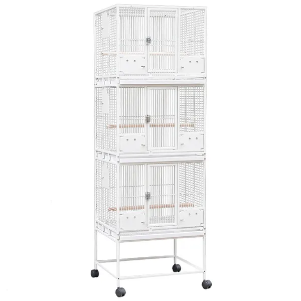 Large Bird Cage with 1, 2, or 3 Layers – Spacious and Customizable
