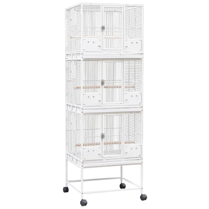 Large Bird Cage with 1, 2, or 3 Layers – Spacious and Customizable