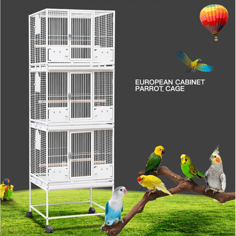 Large Bird Cage with 1, 2, or 3 Layers – Spacious and Customizable
