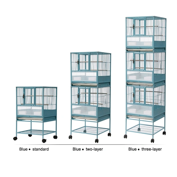 Expandable Extra-Large Bird Cage – 1, 2, or 3-Tier Options
