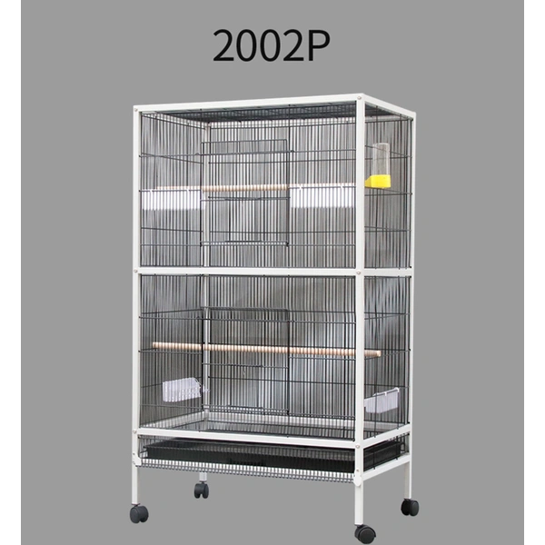 Spacious Large Bird Cage with Rolling Stand – Ideal for Parrots