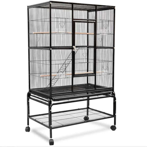 Large Bird Cage with Play Top and Ladder – Spacious and Fun