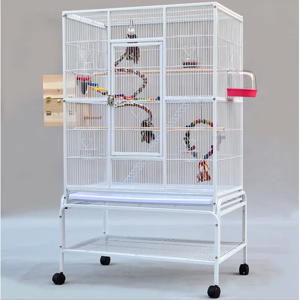 Large Bird Cage with Play Top and Ladder – Spacious and Fun