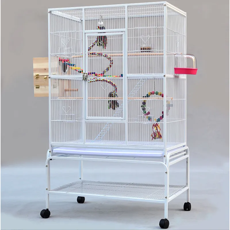 Large Bird Cage with Play Top and Ladder – Spacious and Fun