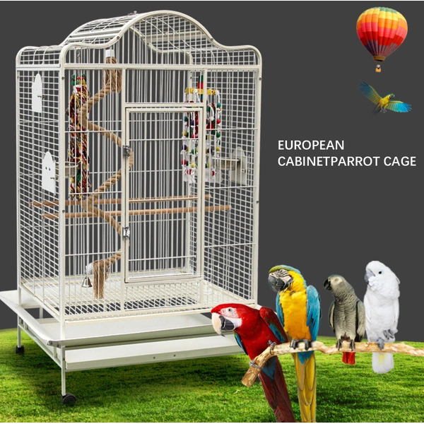 Heavy-Duty Large Bird Cage with Double Doors – Secure and Durable
