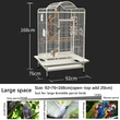 Heavy-Duty Large Bird Cage with Double Doors – Secure and Durable