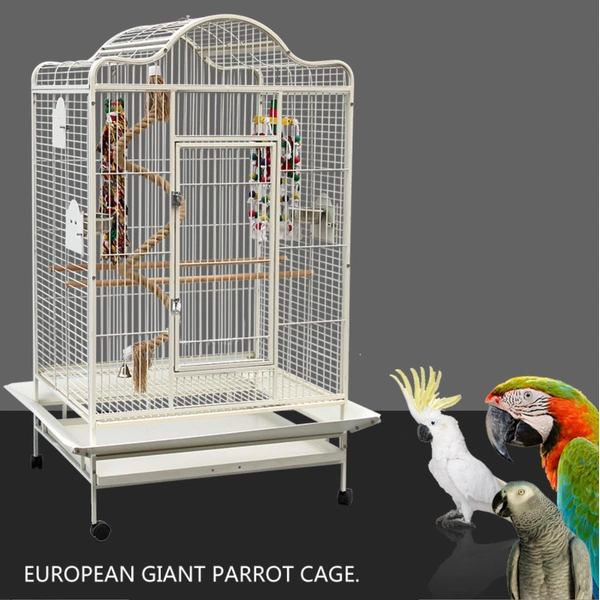 Heavy-Duty Large Bird Cage with Double Doors – Secure and Durable