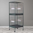 Large Corner Bird Cage with Multi-Level Perches – Space-Saving Design