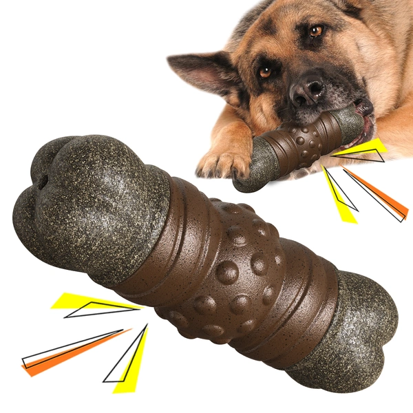 Interactive Squeaky Bone Dog Chew Toy - Keep Your Dog Entertained
