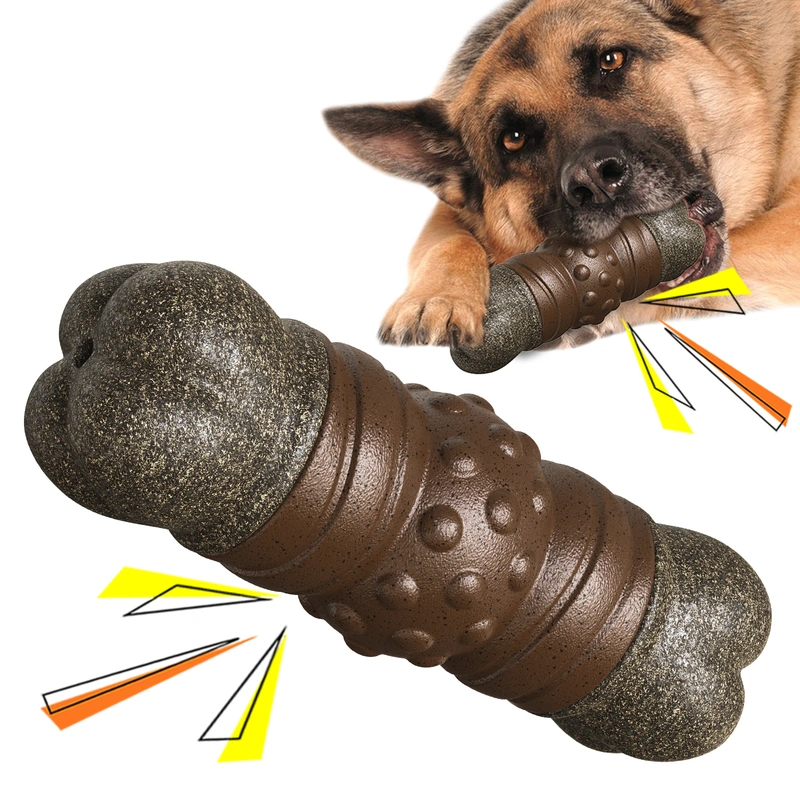 Interactive Squeaky Bone Dog Chew Toy - Keep Your Dog Entertained