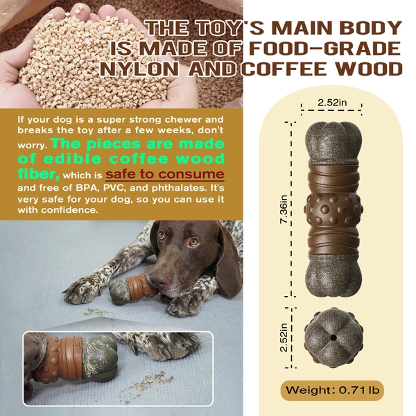 Interactive Squeaky Bone Dog Chew Toy - Keep Your Dog Entertained