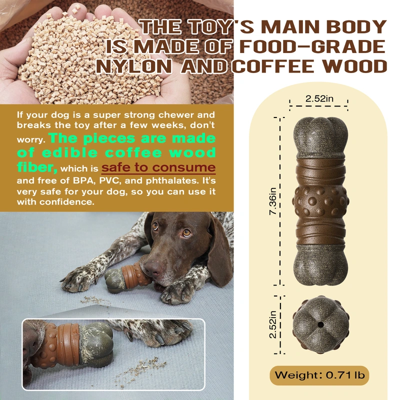 Interactive Squeaky Bone Dog Chew Toy - Keep Your Dog Entertained