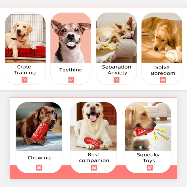 Durable Squeaky Sausage Dog Chew Toy - Keep Your Pup Entertained