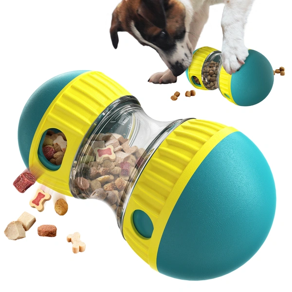 Interactive Rolling Pet Treat Dispenser - Keep Your Pet Entertained