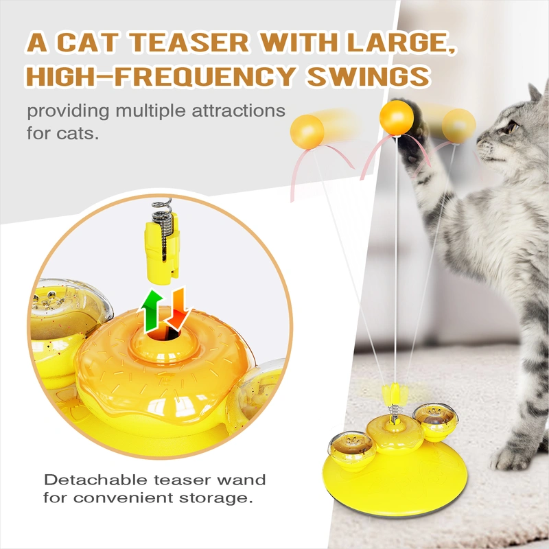 Fun Donut-Shaped Cat Toy - Engage Your Cat with Playful Design