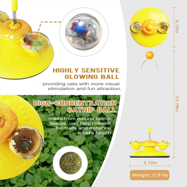 Fun Donut-Shaped Cat Toy - Engage Your Cat with Playful Design