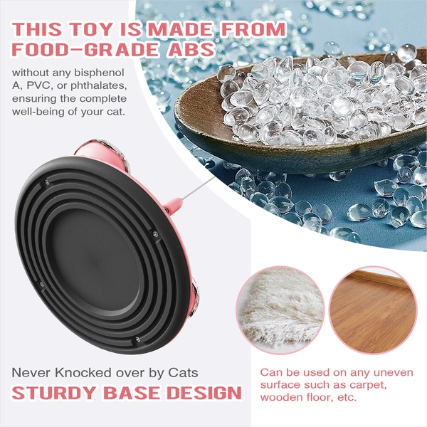 Fun Donut-Shaped Cat Toy - Engage Your Cat with Playful Design