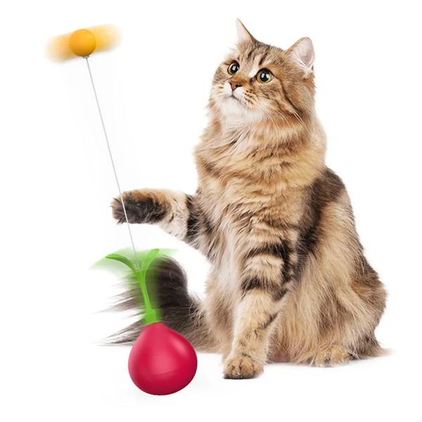 Unique Cherry Radish Cat Toy - Stimulate Your Cat's Curiosity