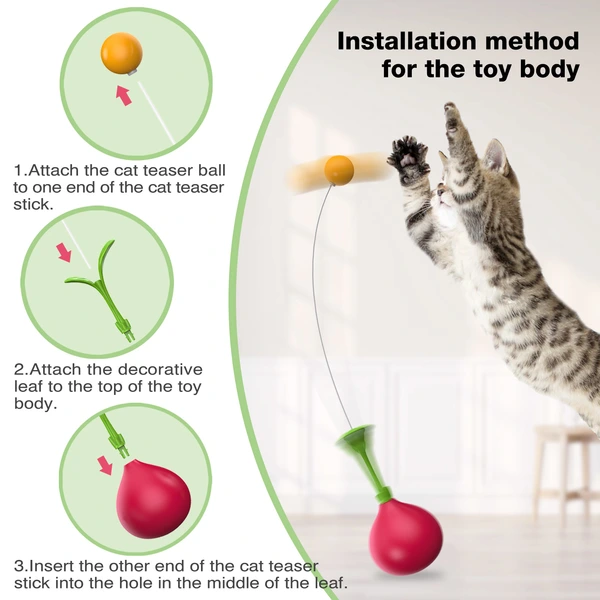 Unique Cherry Radish Cat Toy - Stimulate Your Cat's Curiosity