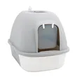 Sturdy Plastic Cat Litter Box - Hassle-Free Cleaning Solution